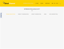 Tablet Screenshot of directchannel.pl